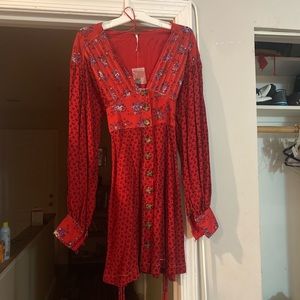 Long sleeve free people dress